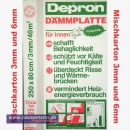 1 Mischkarton org. Depron, 20x3mm+10x6mm, incl. Versand