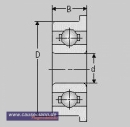 Miniatur Kugellager F698 ZZ, 8x19x6, F698 ZZ 