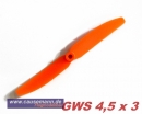Propeller fr Shockflyer Slowflyer Parkflyer GWS 4.5x3