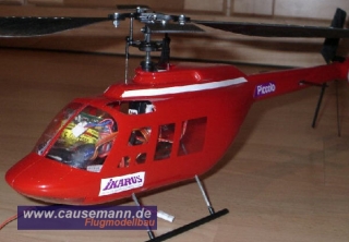 BELL JET RANGER -Rumpf fr 330er RC-Hubschrauber
