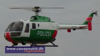 BO105 Rumpf fr 500er Hubschrauber incl. Spantensatz Sonderpreis