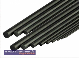 Carbon Kohle CFK Stab  2.5x1000mm