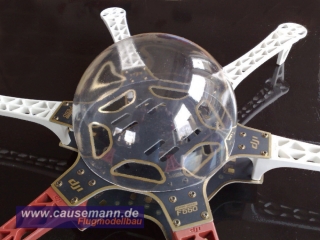 Dome Cover - Haube fr DJI F550 Flame Wheel PET 0,8mm, klar