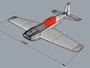 Cockpit-Haube Extra / SBach300 / 1400cm Spannweite