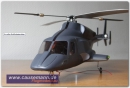 Airwolf / Bell222 -Rumpf für 330er RC-Hubschrauber