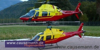 Agusta A119-Rumpf für 450er RC-Hubschrauber