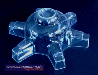 Dome Cover GPS- Haube für DJI Flamewheel F550 / D155 PET-G 1,5mm klar