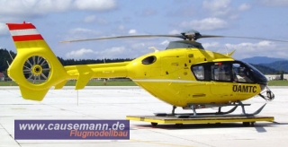 EC135 Rumpf für 130er RC-Hubschrauber