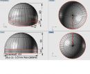 Haube für Multicopter D=181mm PET-G 1,5mm klar
