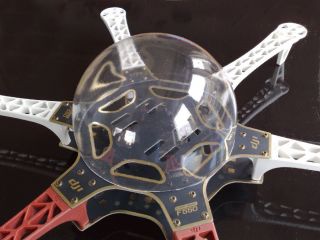 Dome Cover - Haube für DJI F550 Flame Wheel PET-G 1,5mm klar