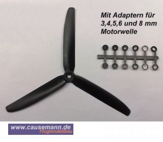 3-Blatt Propeller GWS 9x5
