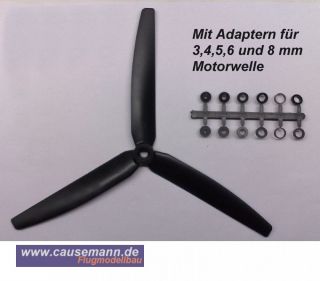 3-Blatt Propeller GWS 10x6