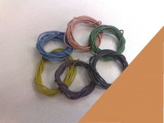 2 m Silikonlitze 0,5mm² beige CUVZ/16