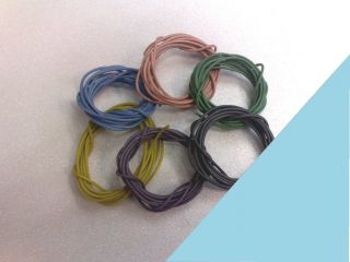 2 m Silikonlitze 0,5mm² grau CUVZ/16