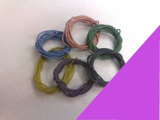 2 m Silikonlitze 0,5mm² lila CUVZ/16