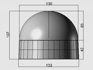Haube für Multicopter D130