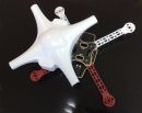 Dome Cover Haube passend für DJI Flame Wheel F330 Polystyrol 1,5mm  weiß
