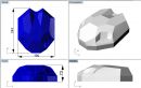SpaceShip Maxi Dome Cover Haube Quadrokopter Hexakopter Multikopter  PET 0,8mm, klar