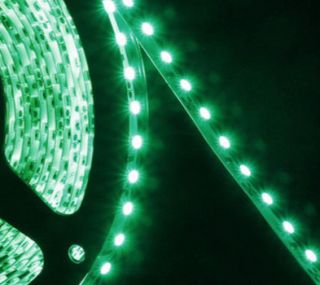 LED Strip, 20cm, GRÜN, 120 LEDs pro Meter