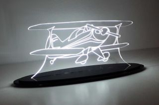 Pitts Special / Acryl LED Display Aufsteller mit Motiv