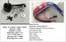 Motor + Regler Set 240 Watt