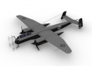 Heinkel He-219 Uhu, 1400mmSpannweite, gefräst, Full EPP