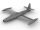 F-84E "Thunderjet", Spannweite 1200, EPP oder XPS
