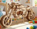 Holzbausatz Motorrad Biker