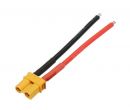 XT30 Buchse mit Kabel,  Goldkontakte