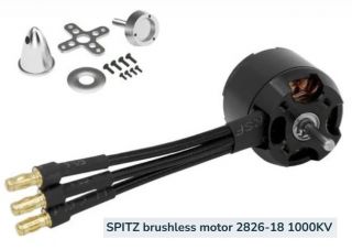 SPITZ Brushless Motor 2826-18 1000KV