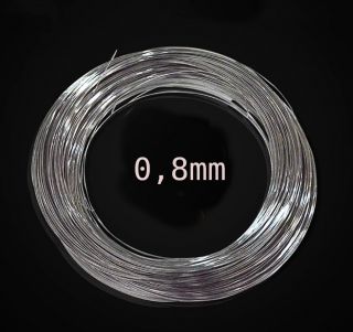 5m Edelstahl-Stahldraht flexibel, 0,8mm