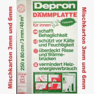 1/2 Mischkarton org. Depron 10x3mm,5x6mm, incl.Versand