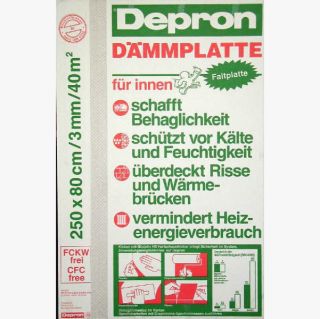 1/2 Karton Depron Dämmplatten 3 mm, 20m², incl. Versand