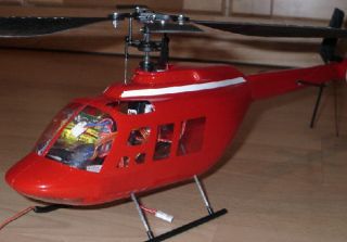 BELL JET RANGER -Rumpf für 280er RC-Hubschrauber